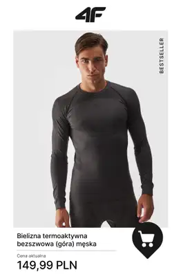 4F - gazetka promocyjna Polary i bielizna termiczna – maksymalne ciepło na zimę od środy 19.11  - strona 14