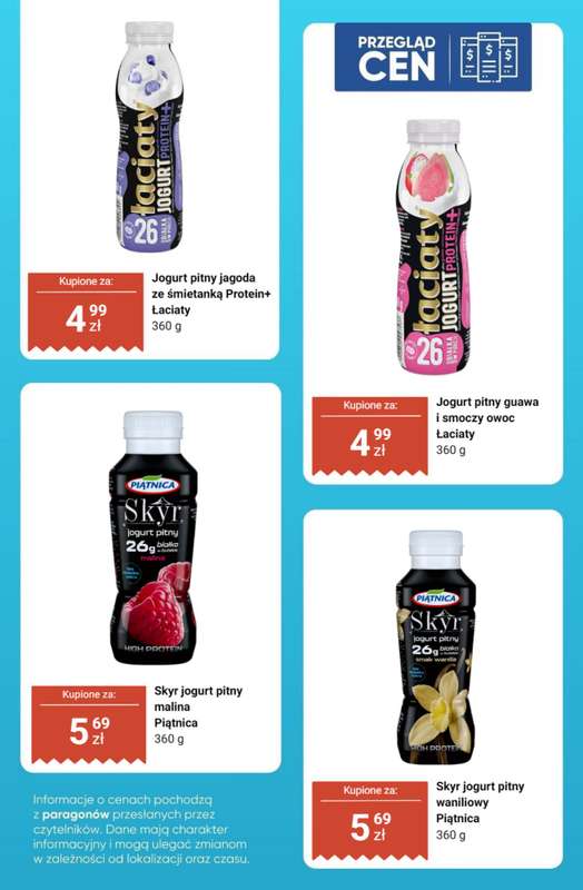 Dino - gazetka promocyjna Nabiał - przegląd cen od czwartku 20.11 do środy 26.11 - strona 8