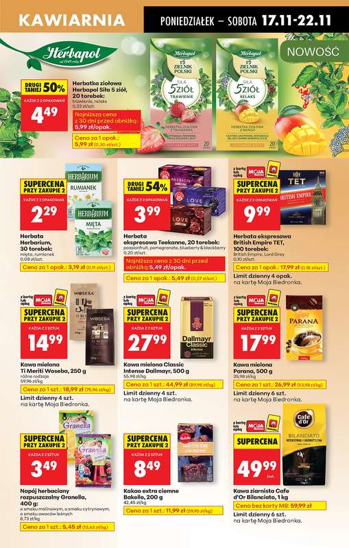 Biedronka - gazetka promocyjna Od poniedziałku od poniedziałku 17.11 do niedzieli 23.11 - strona 64