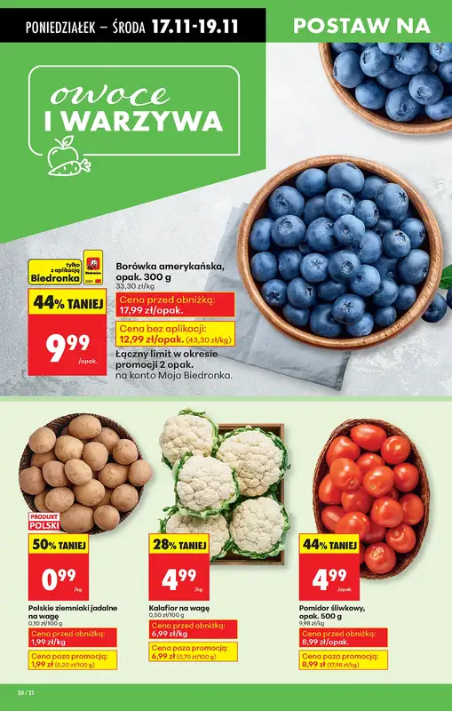 Biedronka - gazetka promocyjna Od poniedziałku od poniedziałku 17.11 do niedzieli 23.11 - strona 22