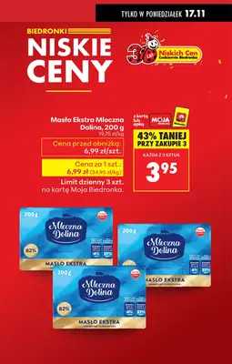 Biedronka - gazetka promocyjna Od poniedziałku od poniedziałku 17.11 do niedzieli 23.11 - strona 3