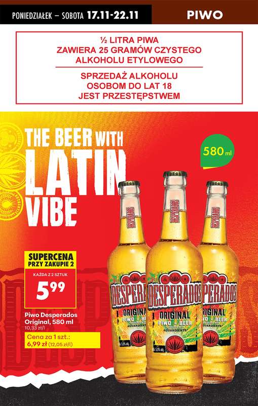 Biedronka - gazetka promocyjna Od poniedziałku, Z ladą tradycyjną od poniedziałku 17.11 do niedzieli 23.11 - strona 84