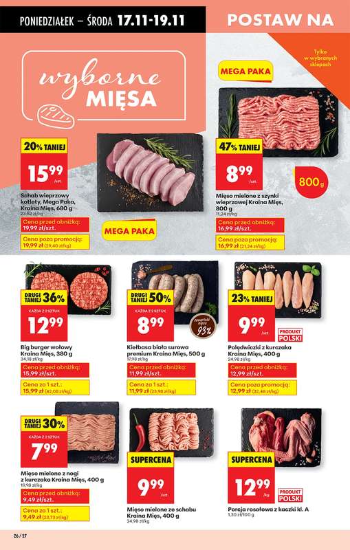 Biedronka - gazetka promocyjna Od poniedziałku, Z ladą tradycyjną od poniedziałku 17.11 do niedzieli 23.11 - strona 32