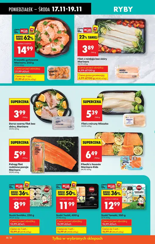 Biedronka - gazetka promocyjna Od poniedziałku, Z ladą tradycyjną od poniedziałku 17.11 do niedzieli 23.11 - strona 38