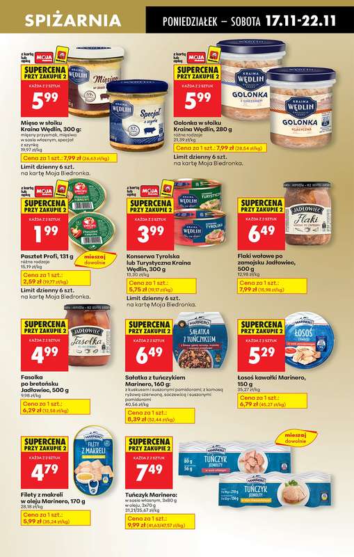 Biedronka - gazetka promocyjna Od poniedziałku, Z ladą tradycyjną od poniedziałku 17.11 do niedzieli 23.11 - strona 53
