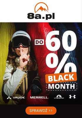 BLACK FRIDAY - gazetka promocyjna 8a.pl | Do -60% Black Month od środy 19.11 do niedzieli 23.11