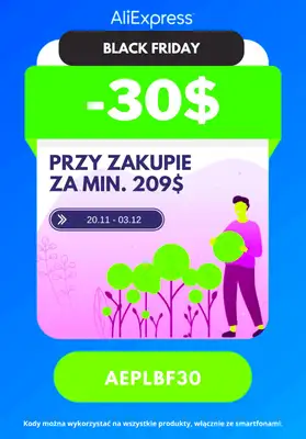 BLACK FRIDAY - gazetka promocyjna Aliexpress | Do -80% na Black Friday od czwartku 20.11 do środy 03.12 - strona 4
