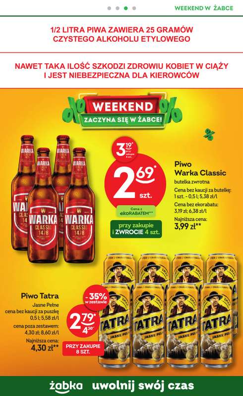 Żabka - gazetka promocyjna Gazetka weekendowa od piątku 21.11 do niedzieli 23.11 - strona 4