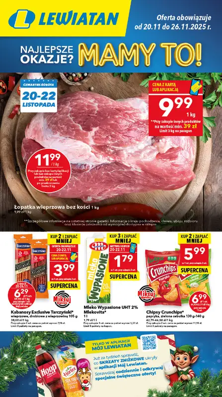 LEWIATAN - gazetka promocyjna Mamy TO w Lewiatanie – woj. lubelskie od czwartku 20.11 do środy 26.11