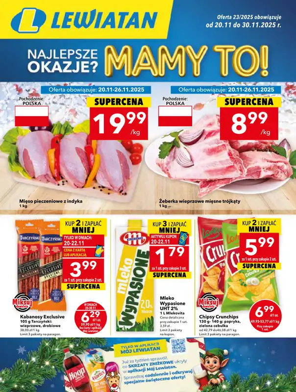 LEWIATAN - gazetka promocyjna Mamy TO w Lewiatanie – woj. świętokrzyskie od czwartku 20.11 do niedzieli 30.11