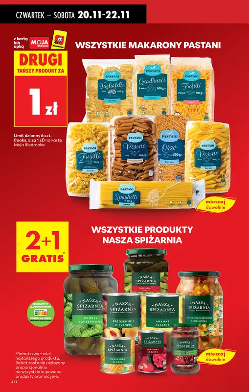 Biedronka - gazetka promocyjna Od czwartku od czwartku 20.11 do środy 26.11 - strona 6