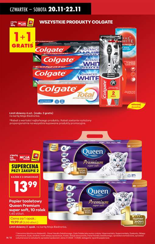 Biedronka - gazetka promocyjna Od czwartku od czwartku 20.11 do środy 26.11 - strona 14