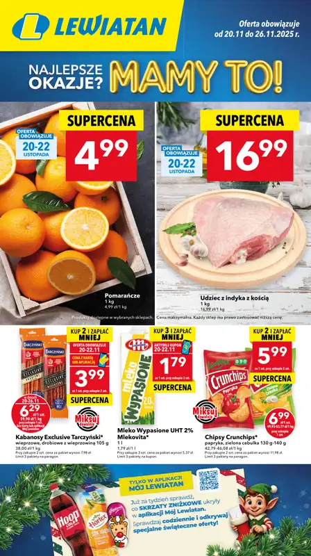 LEWIATAN - gazetka promocyjna Mamy TO w Lewiatanie – Górny Śląsk i Łódź od czwartku 20.11 do środy 26.11