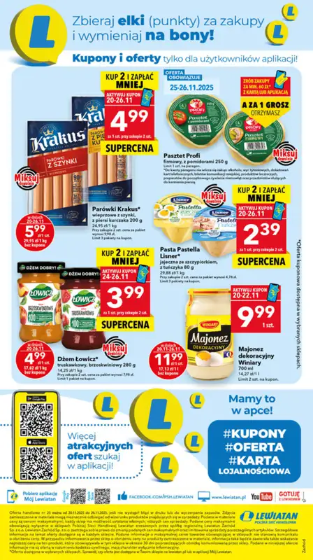 LEWIATAN - gazetka promocyjna Mamy TO w Lewiatanie – woj. zachodniopomorskie od czwartku 20.11 do środy 26.11 - strona 8