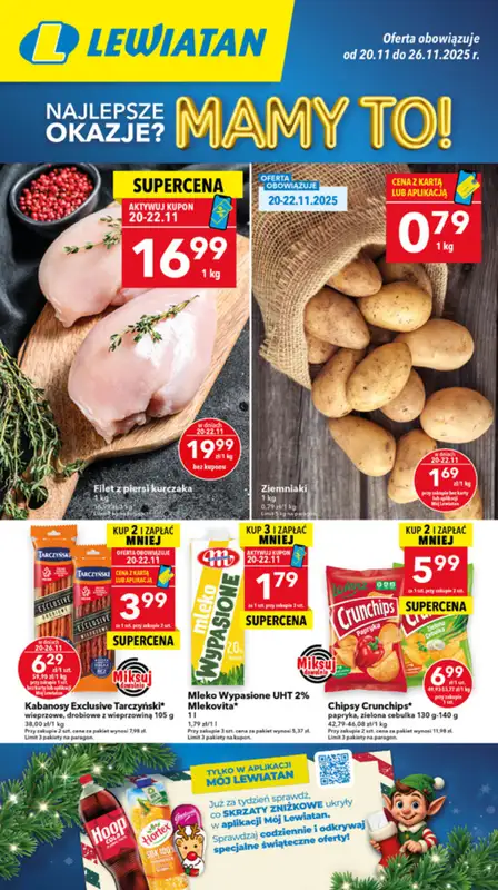 LEWIATAN - gazetka promocyjna Mamy TO w Lewiatanie – woj. zachodniopomorskie od czwartku 20.11 do środy 26.11