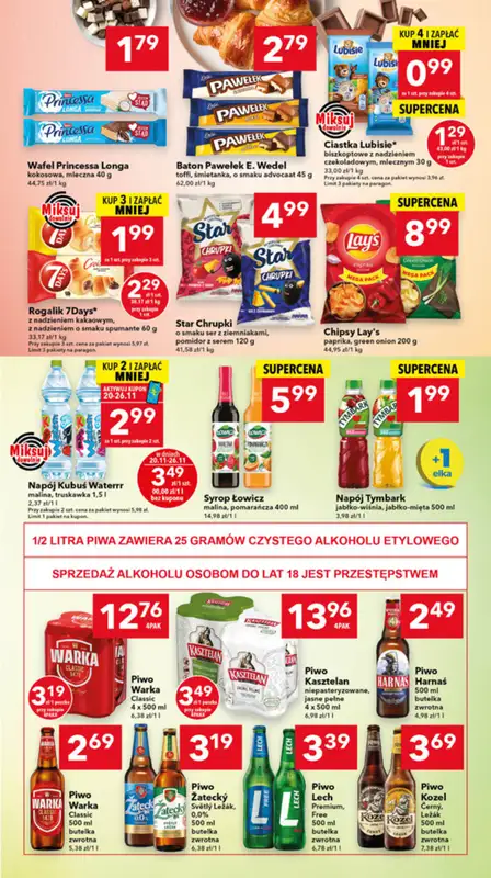 LEWIATAN - gazetka promocyjna Mamy TO w Lewiatanie – woj. zachodniopomorskie od czwartku 20.11 do środy 26.11 - strona 5