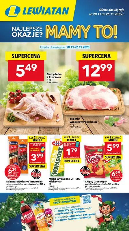 LEWIATAN - gazetka promocyjna Mamy TO w Lewiatanie - Olsztyn od czwartku 20.11 do środy 26.11