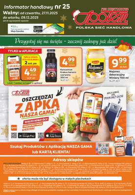 Społem Częstochowa - gazetka promocyjna Gazetka od czwartku 27.11 do wtorku 09.12 - strona 16