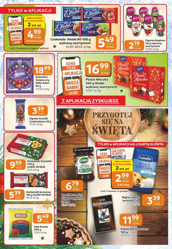 Społem Częstochowa - gazetka promocyjna Gazetka od czwartku 27.11 do wtorku 09.12 - strona 4