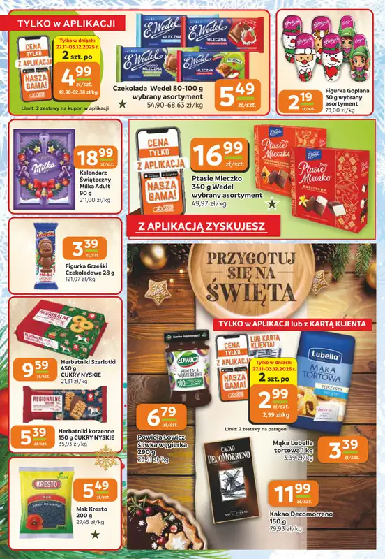 Społem Częstochowa - gazetka promocyjna Gazetka od czwartku 27.11 do wtorku 09.12 - strona 4