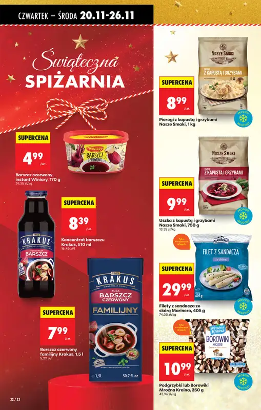 Biedronka - gazetka promocyjna Od czwartku, Z ladą tradycyjną od czwartku 20.11 do środy 26.11 - strona 38