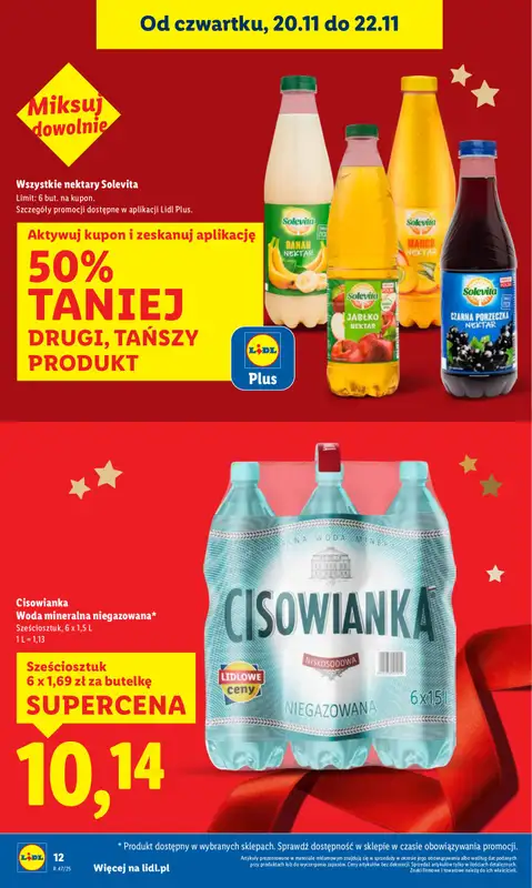 Lidl - gazetka promocyjna Oferta od czwartku od czwartku 20.11 do soboty 22.11 - strona 12