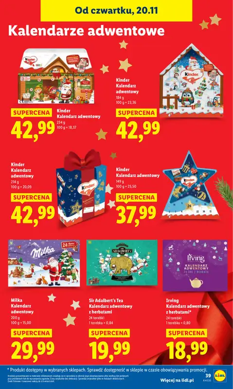 Lidl - gazetka promocyjna Oferta od czwartku od czwartku 20.11 do soboty 22.11 - strona 41