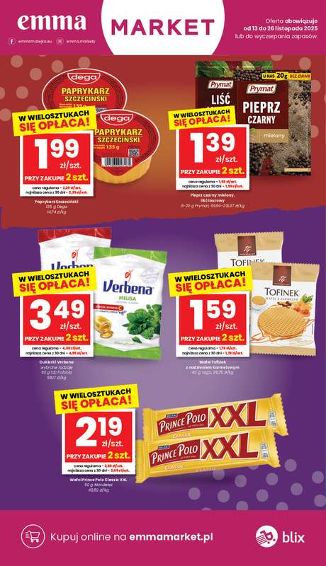 emma MARKET - gazetka promocyjna Gazetka od czwartku 13.11 do środy 26.11 - strona 5