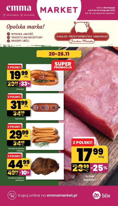 emma MARKET - gazetka promocyjna Gazetka od czwartku 13.11 do środy 26.11 - strona 3