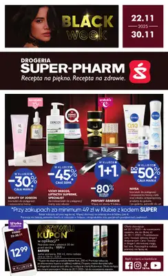 Super-Pharm - gazetka promocyjna Gazetka od soboty 22.11 do niedzieli 30.11