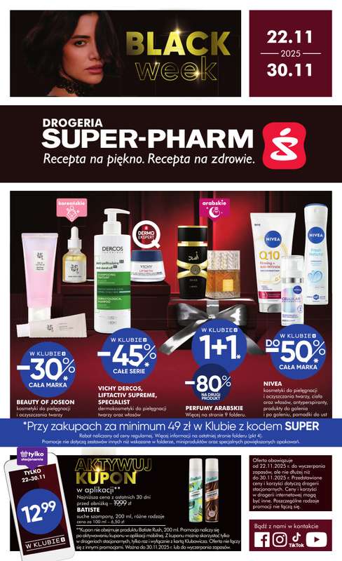 Super-Pharm - gazetka promocyjna Gazetka od soboty 22.11 do niedzieli 30.11