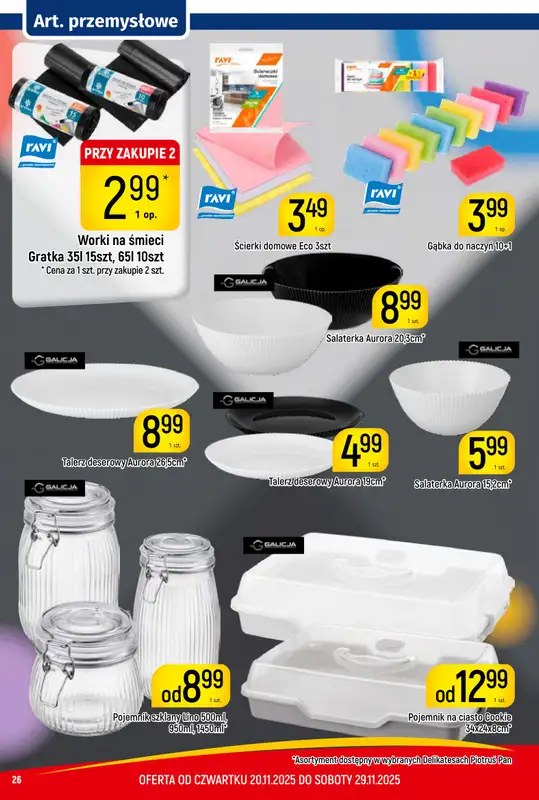 Delikatesy Piotruś Pan - gazetka promocyjna Gazetka od czwartku 20.11 do soboty 29.11 - strona 26