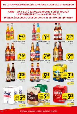 Delikatesy Piotruś Pan - gazetka promocyjna Gazetka od czwartku 20.11 do soboty 29.11 - strona 24