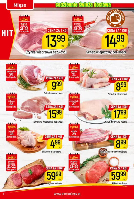 Delikatesy Piotruś Pan - gazetka promocyjna Gazetka od czwartku 20.11 do soboty 29.11 - strona 4
