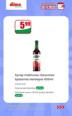 Dino - gazetka promocyjna Specjalna oferta na 20.11.2025 - promocje spoza gazetki od czwartku 20.11 do czwartku 20.11 - strona 9