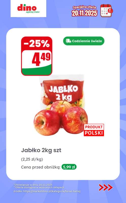Dino - gazetka promocyjna Specjalna oferta na 20.11.2025 - promocje spoza gazetki od czwartku 20.11 do czwartku 20.11 - strona 3