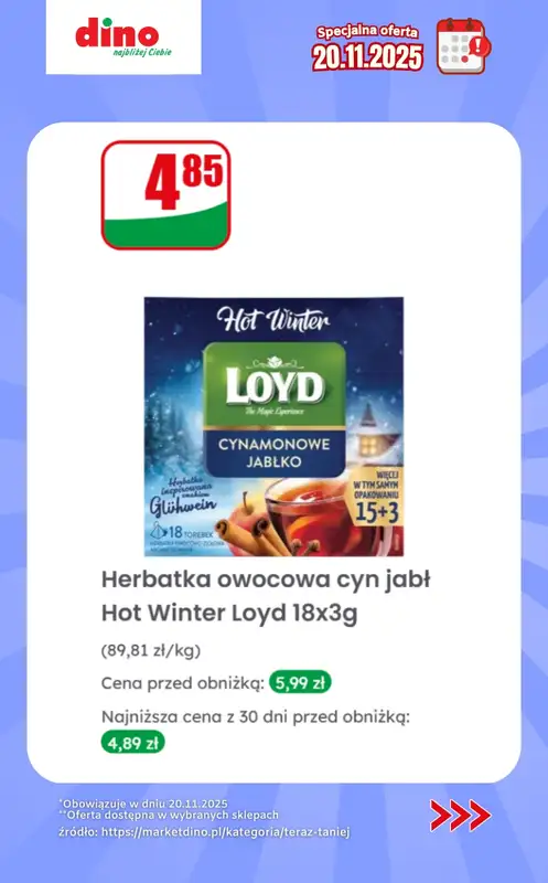 Dino - gazetka promocyjna Specjalna oferta na 20.11.2025 - promocje spoza gazetki od czwartku 20.11 do czwartku 20.11 - strona 8