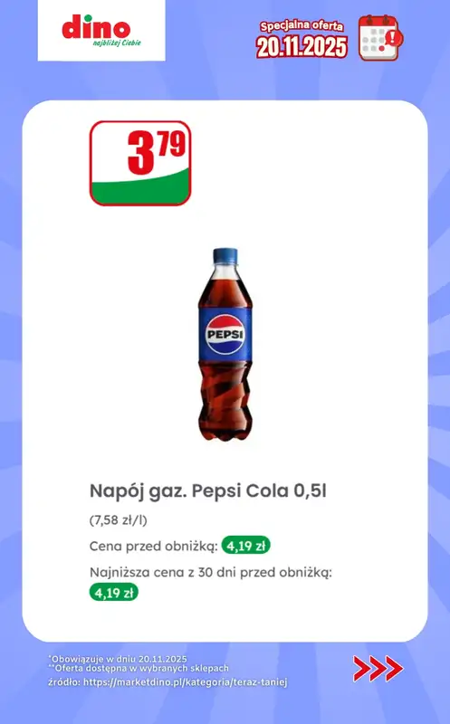 Dino - gazetka promocyjna Specjalna oferta na 20.11.2025 - promocje spoza gazetki od czwartku 20.11 do czwartku 20.11 - strona 7