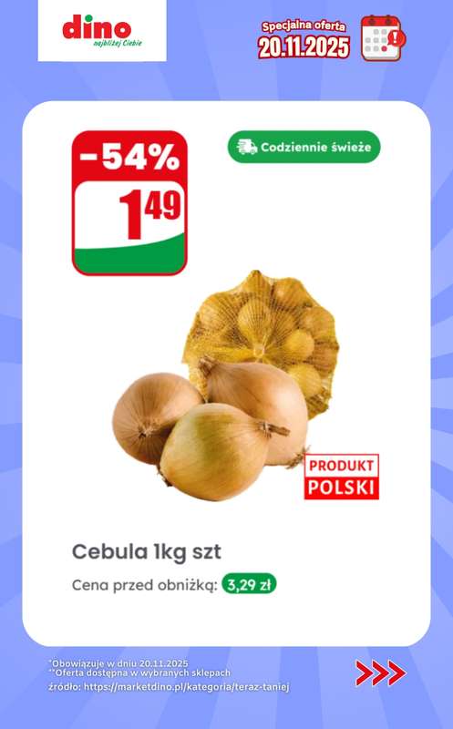 Dino - gazetka promocyjna Specjalna oferta na 20.11.2025 - promocje spoza gazetki od czwartku 20.11 do czwartku 20.11 - strona 5