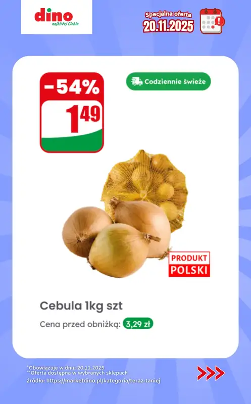Dino - gazetka promocyjna Specjalna oferta na 20.11.2025 - promocje spoza gazetki od czwartku 20.11 do czwartku 20.11 - strona 5