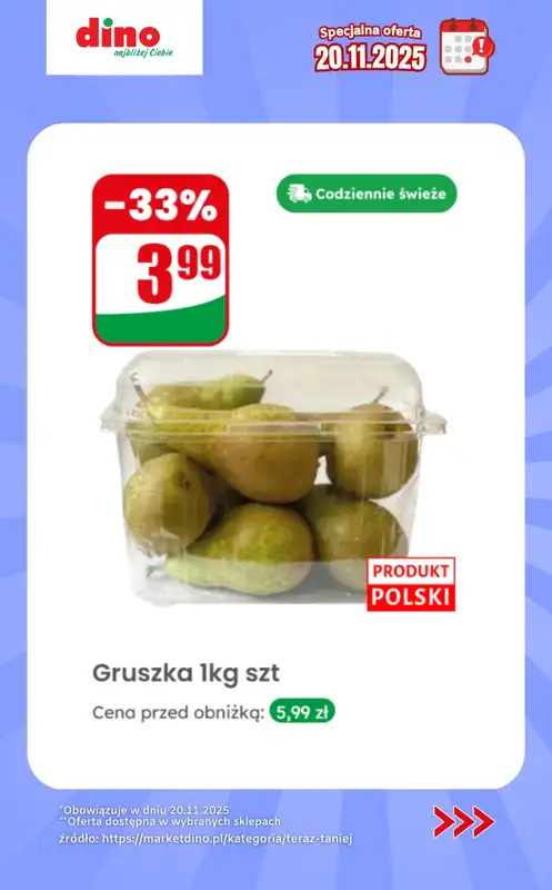 Dino - gazetka promocyjna Specjalna oferta na 20.11.2025 - promocje spoza gazetki od czwartku 20.11 do czwartku 20.11 - strona 4
