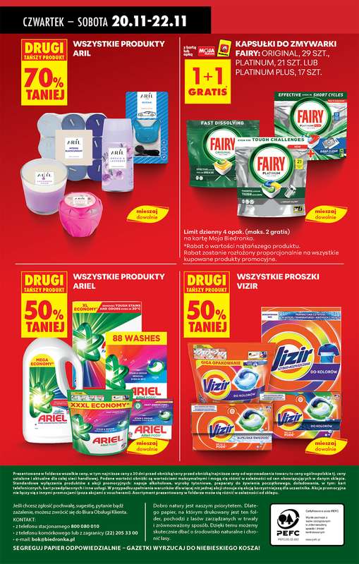 Biedronka - gazetka promocyjna Najlepsze promocje! od czwartku 20.11 do soboty 22.11 - strona 11