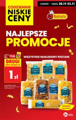 Biedronka - gazetka promocyjna Najlepsze promocje! od czwartku 20.11 do soboty 22.11