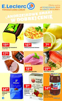 Leclerc - gazetka promocyjna Oferta Lublin Zana od poniedziałku 24.11 do soboty 29.11