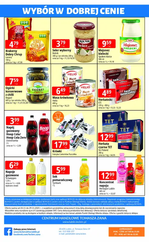 Leclerc - gazetka promocyjna Oferta Lublin Zana od poniedziałku 24.11 do soboty 29.11 - strona 4