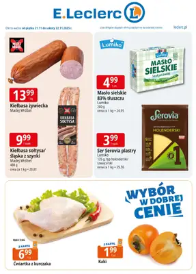 Leclerc - gazetka promocyjna Oferta E.Leclerc I Wybór w dobrej cenie od piątku 21.11 do soboty 22.11