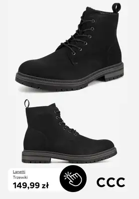 CCC - gazetka promocyjna Męskie obuwie zimowe od czwartku 20.11  - strona 5