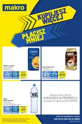 Makro - gazetka promocyjna Kupujesz więcej płacisz mniej od wtorku 25.11 do środy 24.12