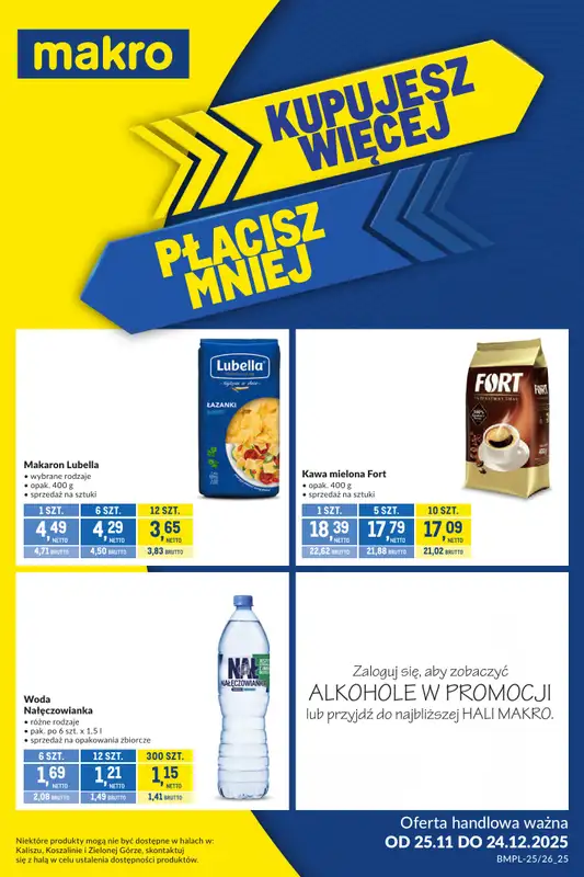 Makro - gazetka promocyjna Kupujesz więcej płacisz mniej od wtorku 25.11 do środy 24.12