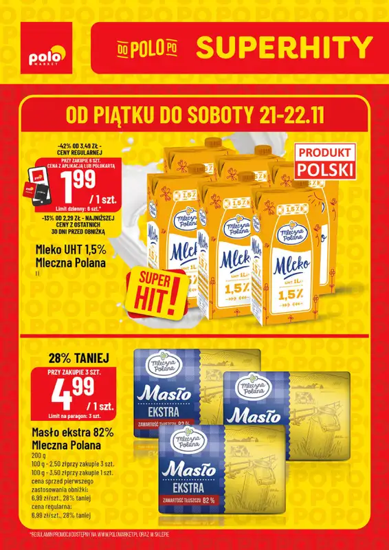 POLOmarket - gazetka promocyjna Super Hity na weekend  